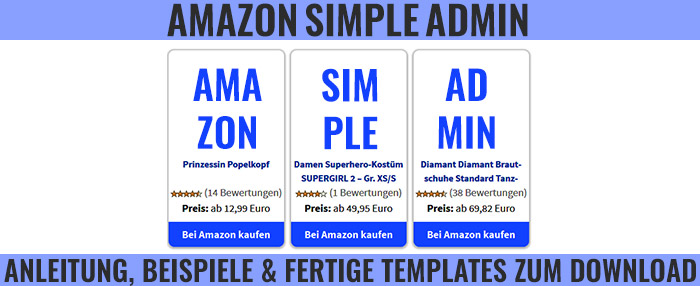 AmazonSimpleAdmin Anleitung